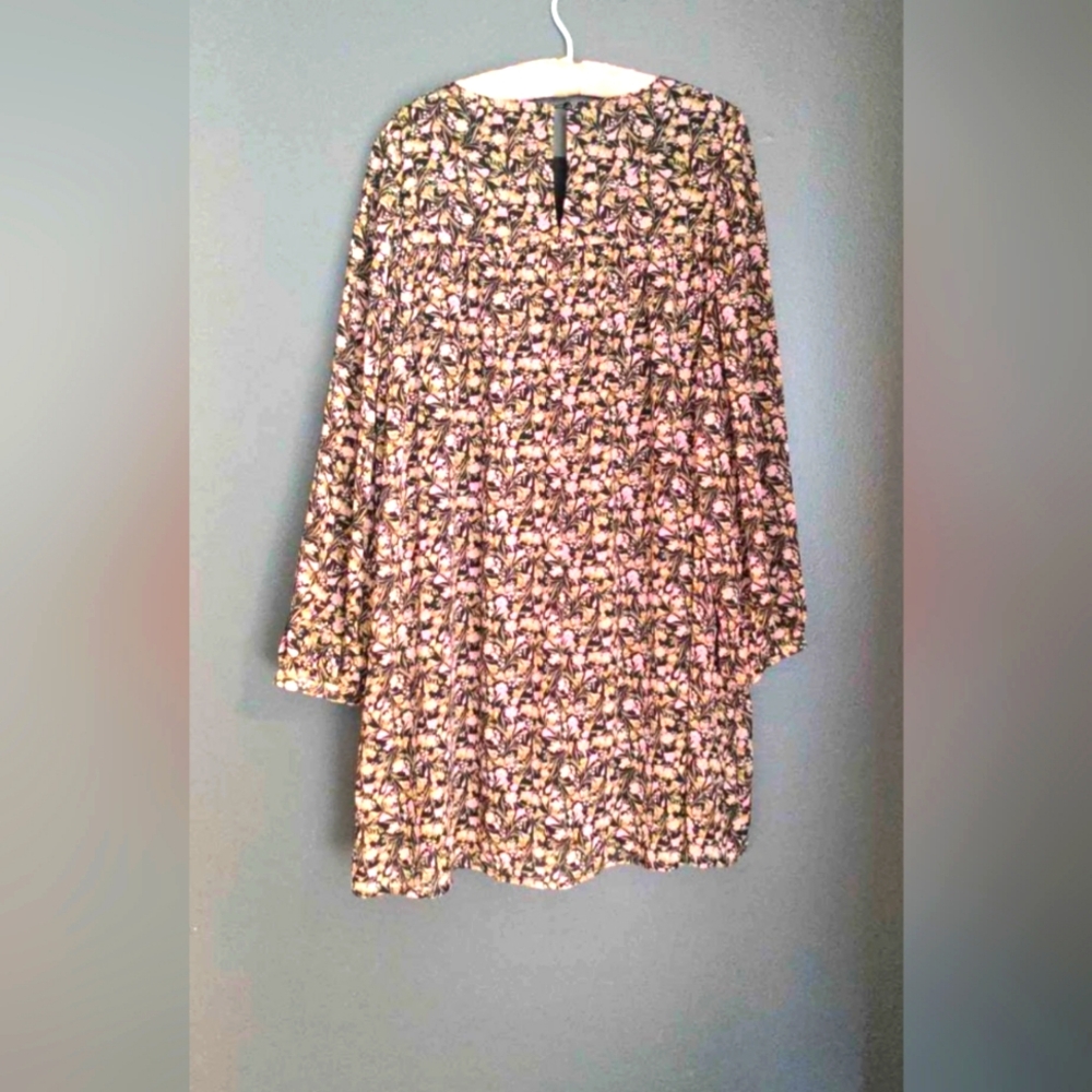 Floral baby-doll dress